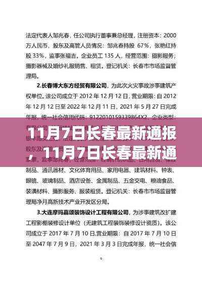 长春最新通报产品全面评测报告出炉,最新进展与深度分析(附报告)