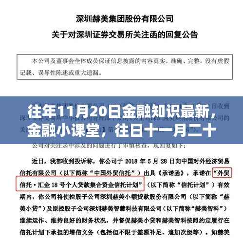 往年11月20日金融知识更新,金融小课堂与暖心故事回顾