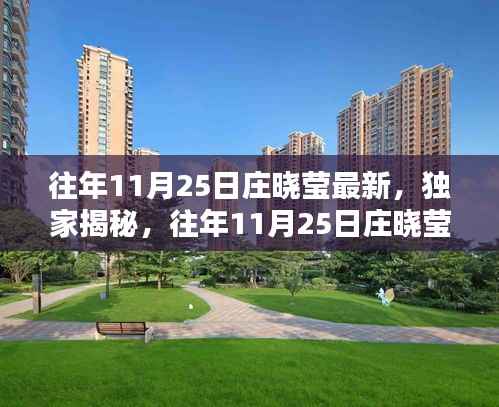 独家揭秘,庄晓莹往年11月25日的最新动态揭秘