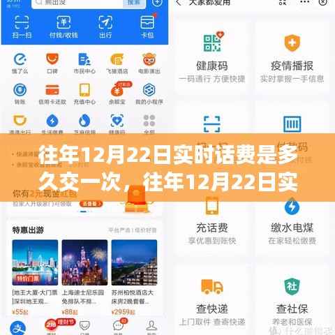全面解析,往年12月22日实时话费缴费周期及用户群体分析,特性体验与竞品对比深度探讨
