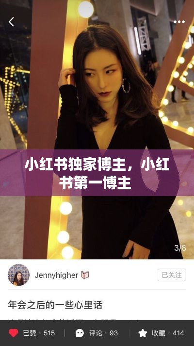 小红书独家博主,小红书第一博主