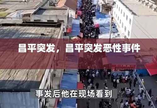 昌平突发,昌平突发恶性事件