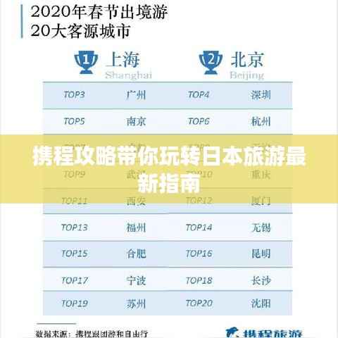 携程攻略带你玩转日本旅游最新指南