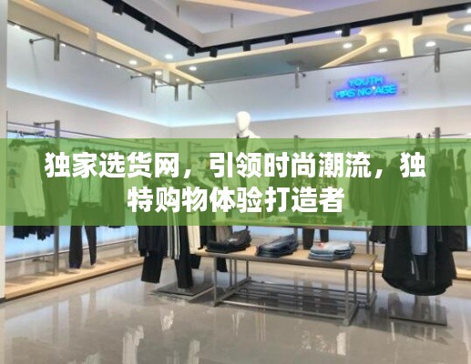 独家选货网,引领时尚潮流,独特购物体验打造者